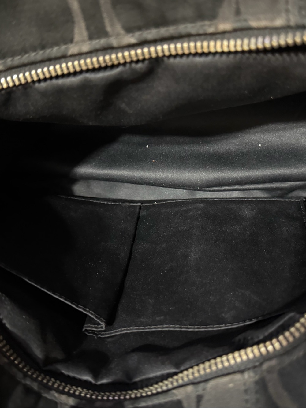 Coach Campbell Black Signature Soho Canvas Shoulder Bag Purse Checkbook Wallet - Picture 4 of 16